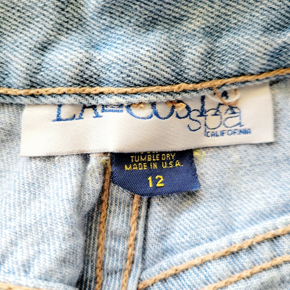 Vintage 90's La Costa Spa‎ Embroidered Anchor Mom Tapered Jeans